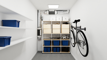 Rendering Zehnder ComfoVar Aero Comfortable indoor ventilation Front view