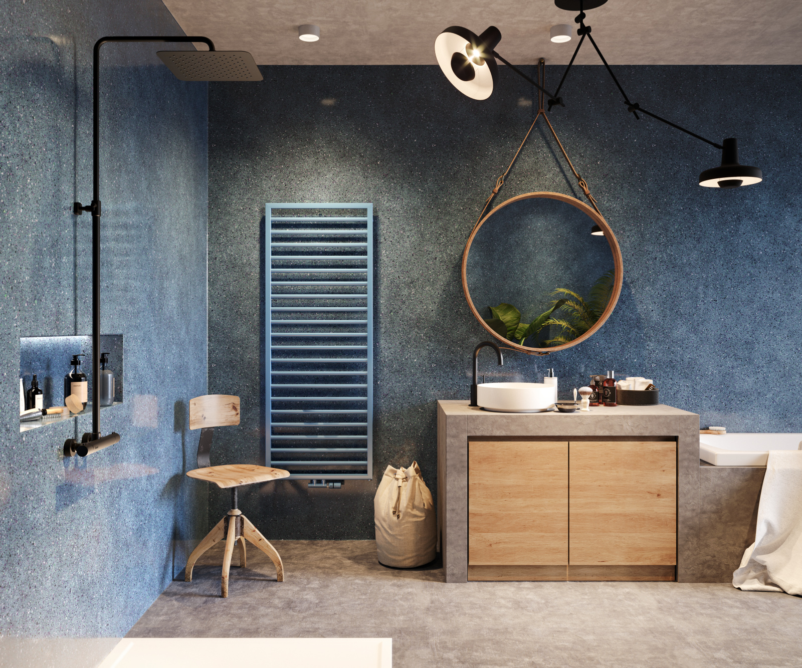 Rendering Zehnder Subway Decorative radiator Front view