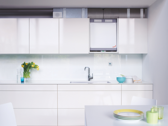 Key Visual Zehnder ComfoAir 160 Comfortable indoor ventilation Front view