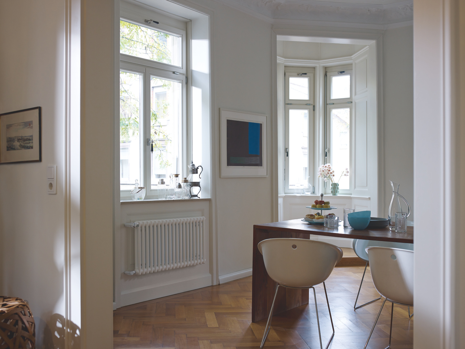 Rendering Zehnder Charleston Decorative radiator Front view