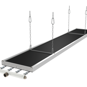 Rendering Zehnder ZIP Heating and cooling ceiling system Rear view
