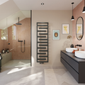 Rendering Zehnder Tetris Decorative radiator Front view