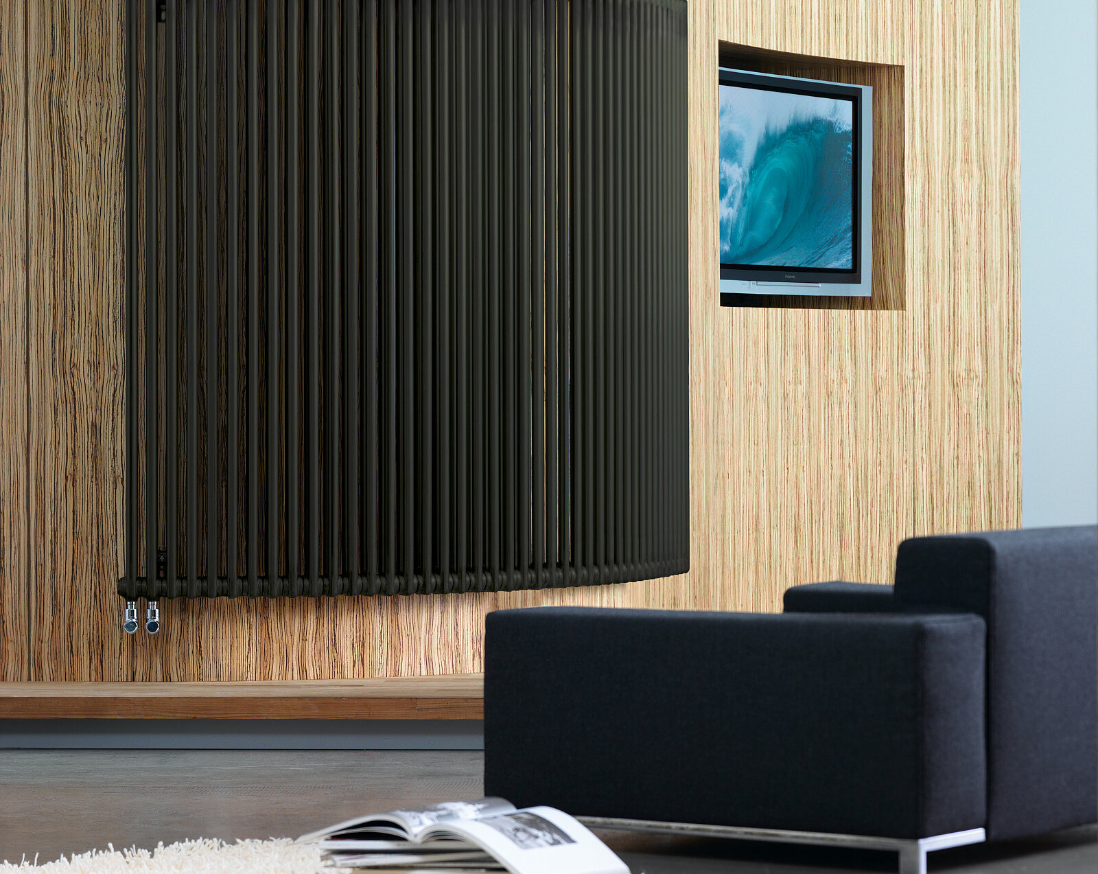 Rendering Zehnder Test Decorative radiator Front view